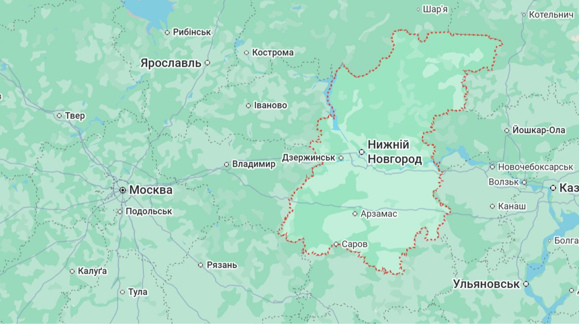 У Нижньогородській області РФ створять міністерство для захисту від українських дронів